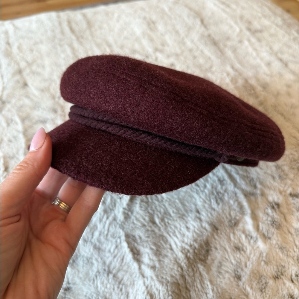 Brixton Fiddler Fisherman Cap Burgundy Women's Hat